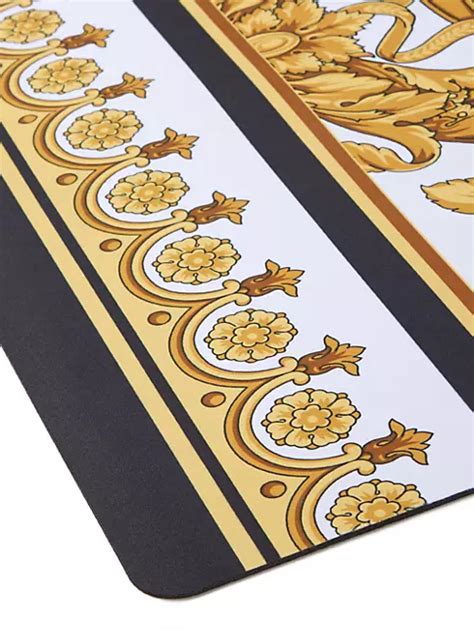 Shop Versace Medusa Barocco Yoga Mat 